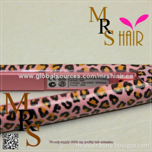 Pink color Mini Straightening Irons, Portable Ceramic Hair Straighteners